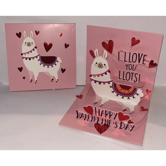 NEW ~SET OF 8~ Different ~Valentine’s  Day ~POP UP CARDS~ HEARTS FLOWERS ~SEALED - Picture 5 of 16